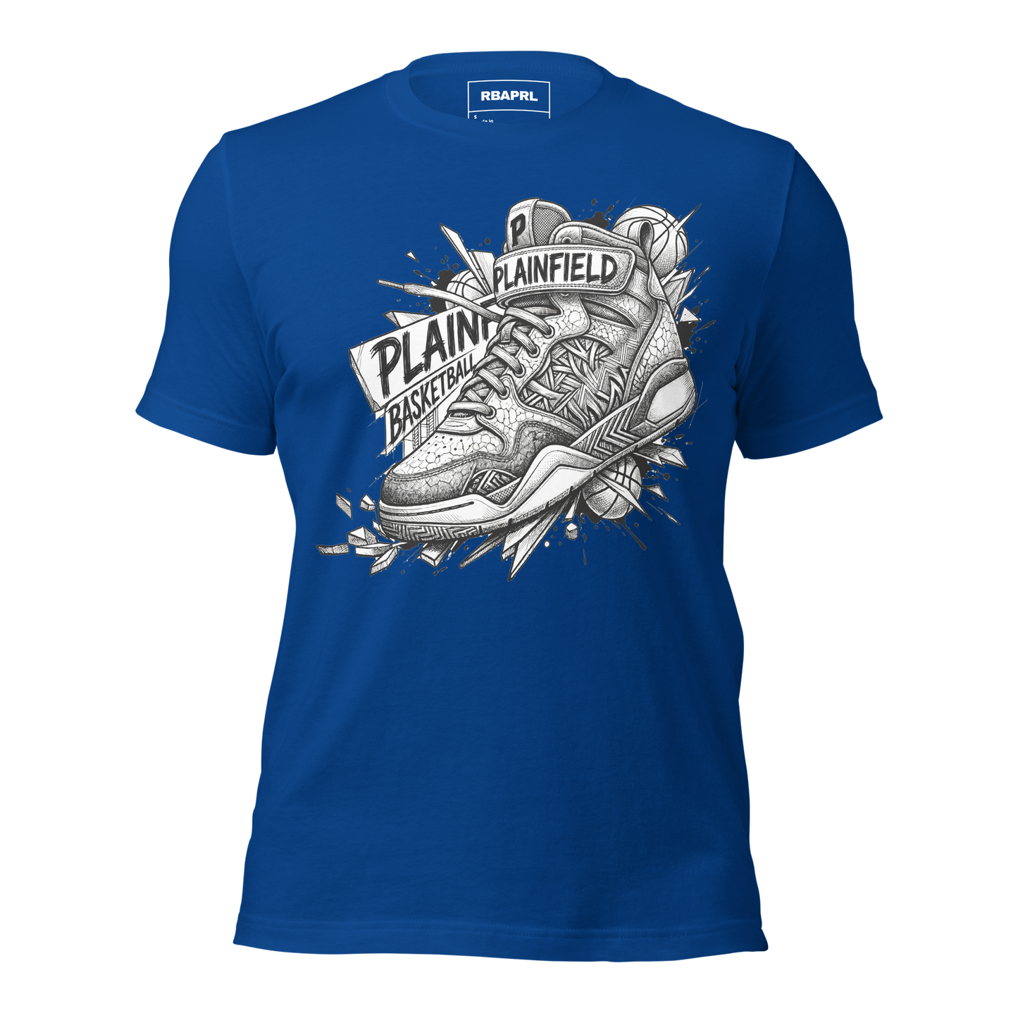 Plainfield Quakers Basketball T-Shirt in True Royal – Indiana Spirit Wear by Hometown Gameday Co.