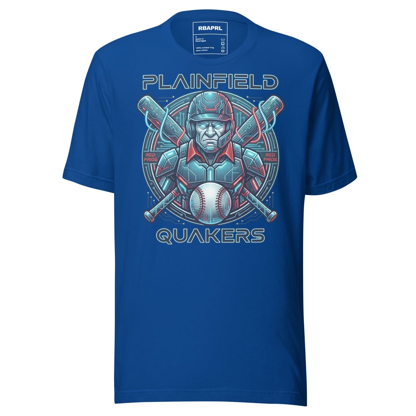 Plainfield Quakers Baseball T-Shirt in True Royal – Indiana Spirit Wear by Hometown Gameday Co.