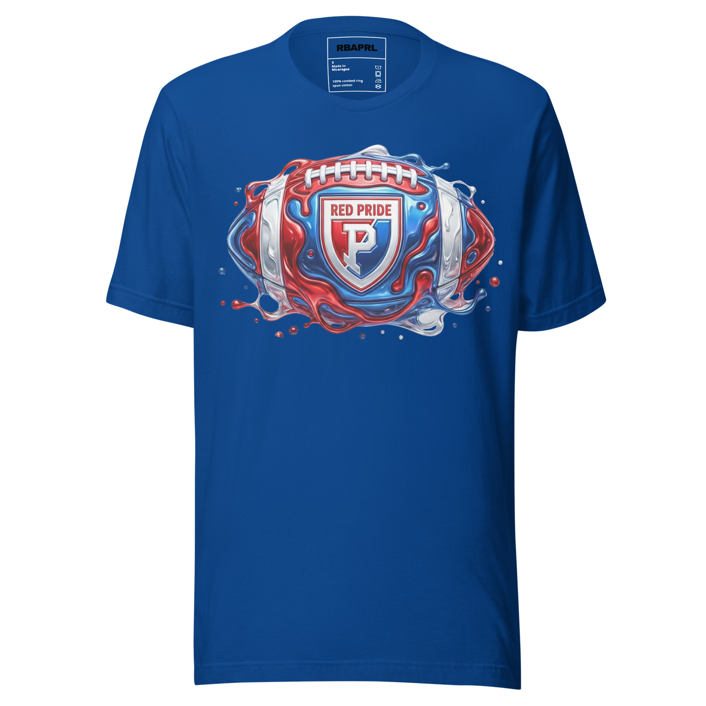 Plainfield Quakers Football T-Shirt in True Royal – Indiana Spirit Wear by Hometown Gameday Co.