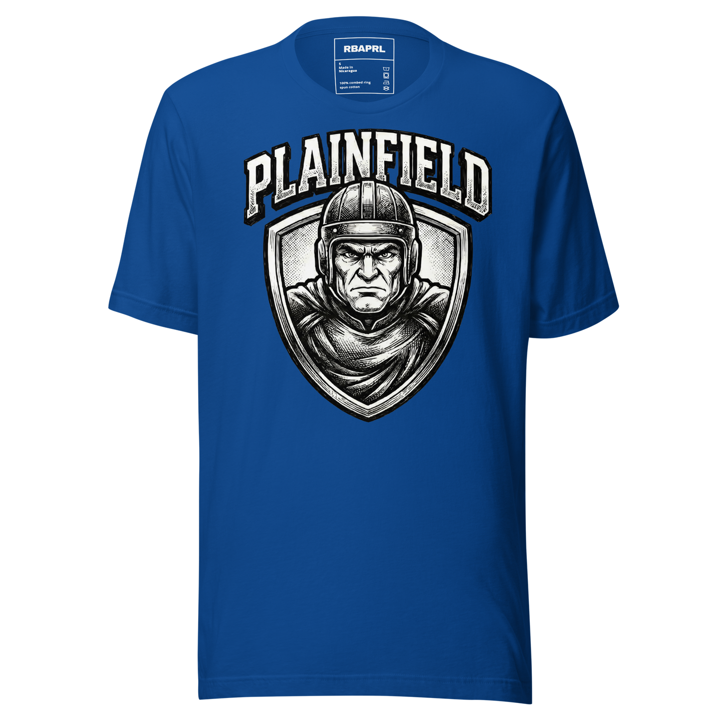 Plainfield Quakers Football T-Shirt in True Royal – Indiana Spirit Wear by Hometown Gameday Co.