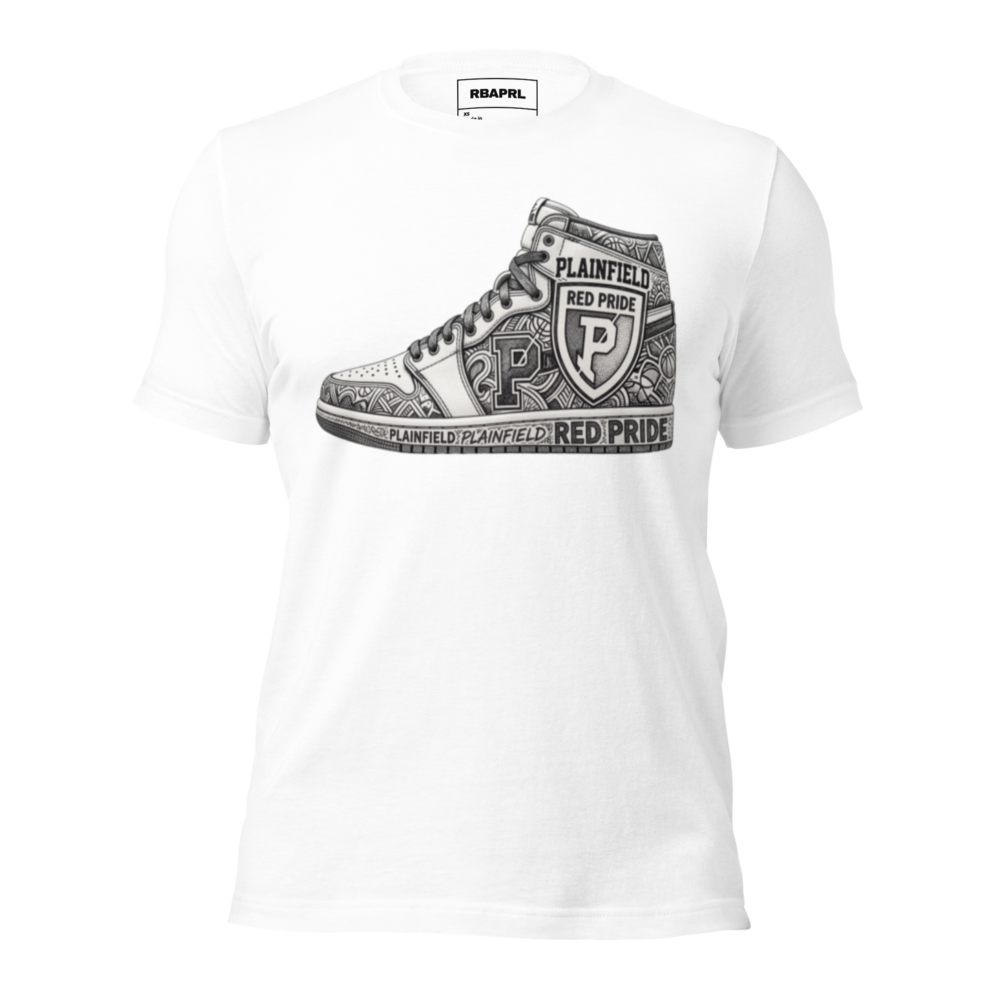 Plainfield Quakers Basketball T-Shirt in White – Indiana Spirit Wear by Hometown Gameday Co.
