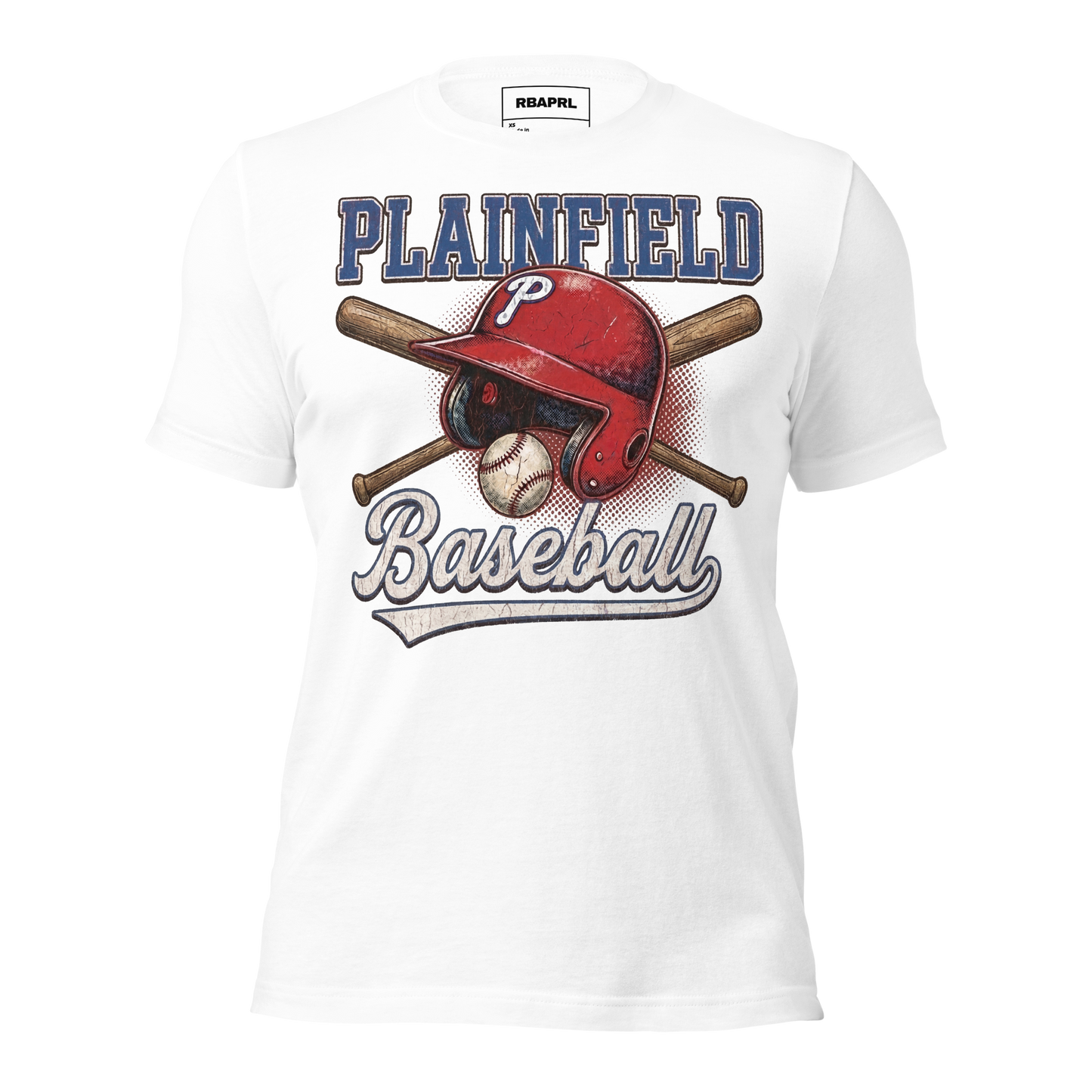 Plainfield Quakers Baseball T-Shirt in White – Indiana Spirit Wear by Hometown Gameday Co.