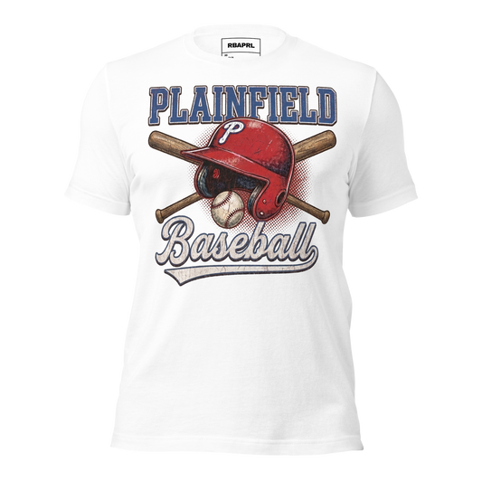 Plainfield Quakers Baseball T-Shirt in White – Indiana Spirit Wear by Hometown Gameday Co.