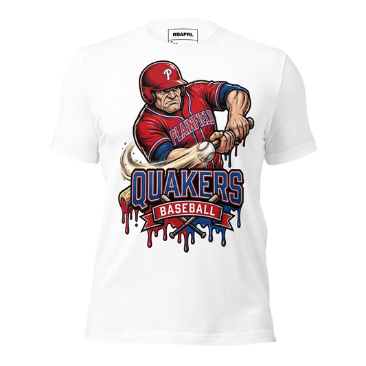 Plainfield Quakers Baseball T-Shirt in White – Indiana Spirit Wear by Hometown Gameday Co.