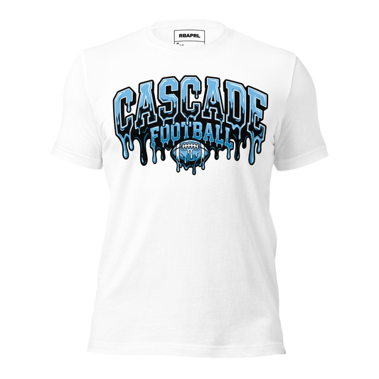Cascade Cadets Football T-Shirt in White – Indiana Spirit Wear by Hometown Gameday Co.