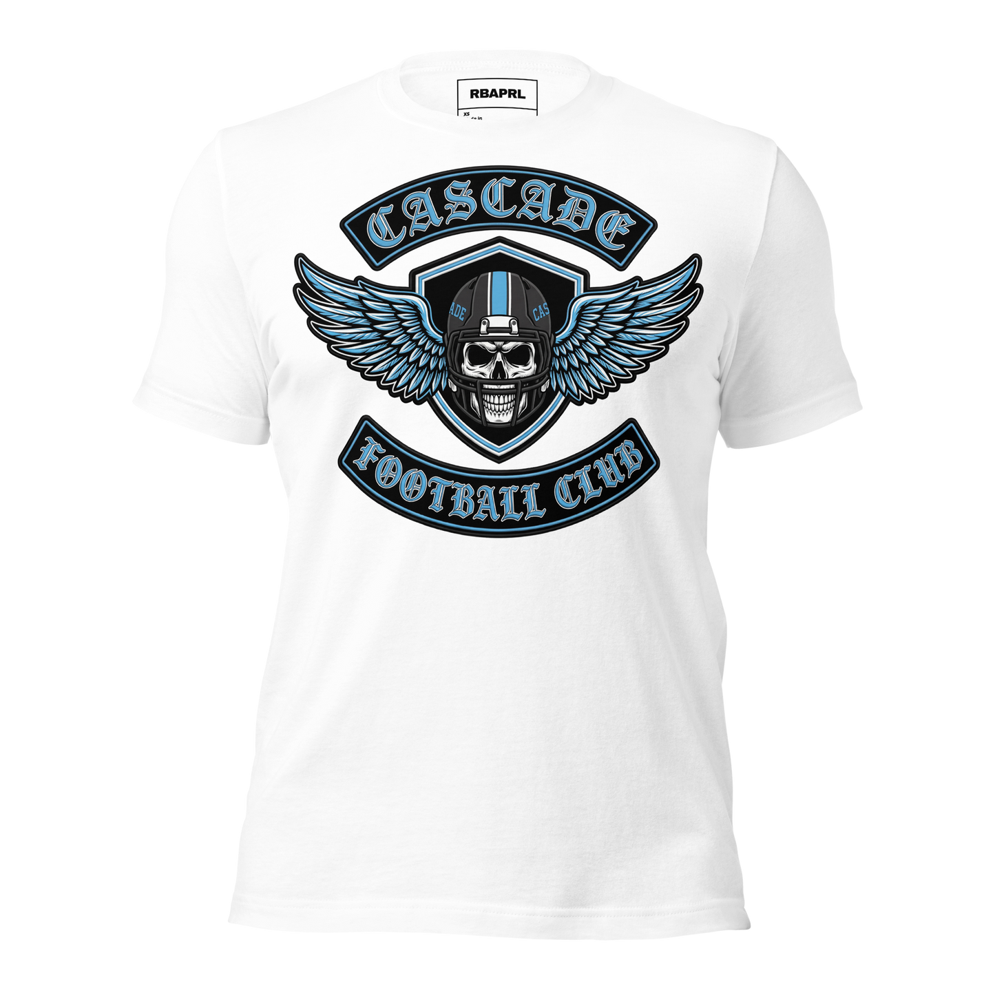 Cascade Cadets Football T-Shirt in White – Indiana Spirit Wear by Hometown Gameday Co.