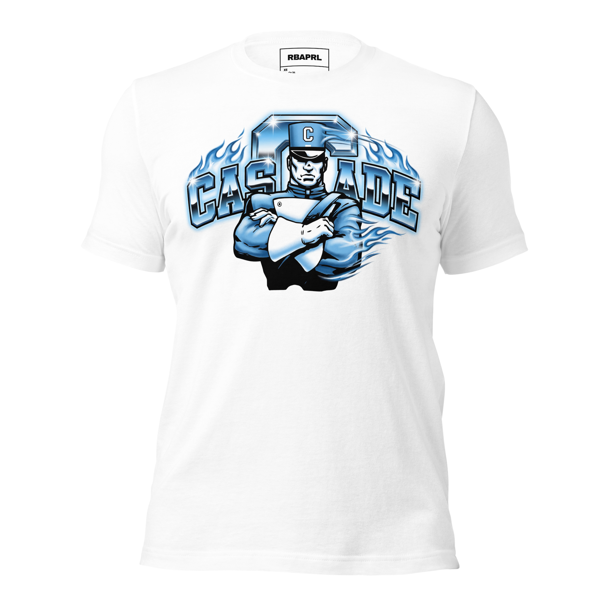 Cascade Cadets Football T-Shirt in White – Indiana Spirit Wear by Hometown Gameday Co.