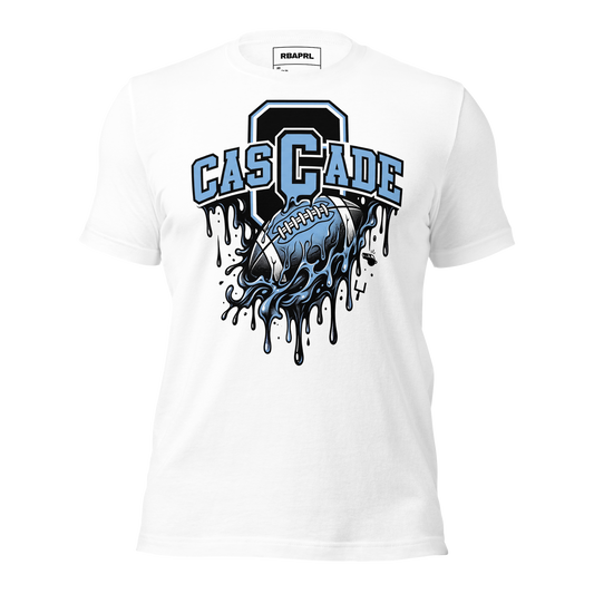 Cascade Cadets Football T-Shirt in White – Indiana Spirit Wear by Hometown Gameday Co.