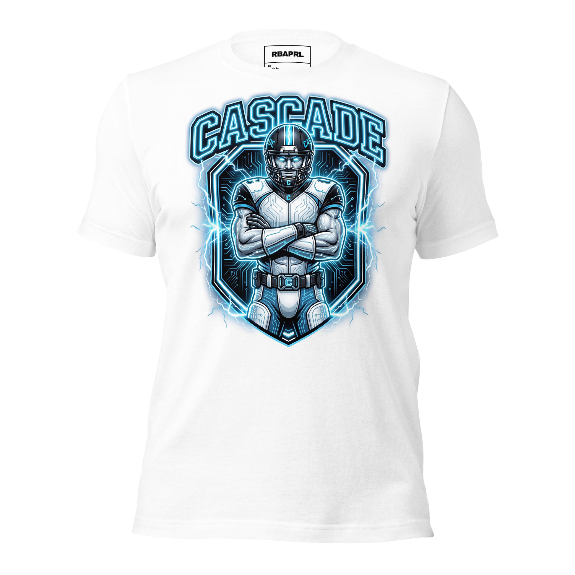 Cascade Cadets Football T-Shirt in White – Indiana Spirit Wear by Hometown Gameday Co.
