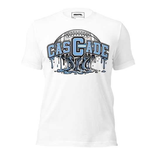 Cascade Cadets Football T-Shirt in White – Indiana Spirit Wear by Hometown Gameday Co.