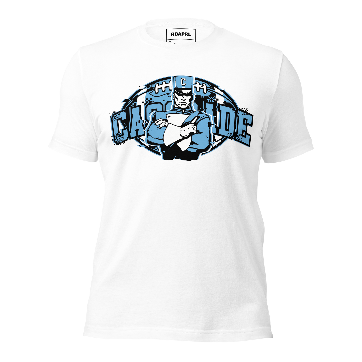 Cascade Cadets Football T-Shirt in White – Indiana Spirit Wear by Hometown Gameday Co.