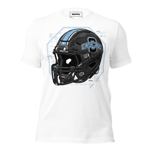 Cascade Cadets Football T-Shirt in White – Indiana Spirit Wear by Hometown Gameday Co.