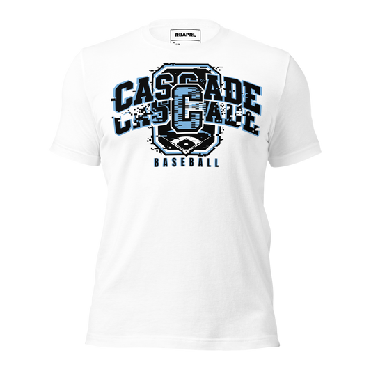 Cascade Cadets Baseball T-Shirt in White – Indiana Spirit Wear by Hometown Gameday Co.