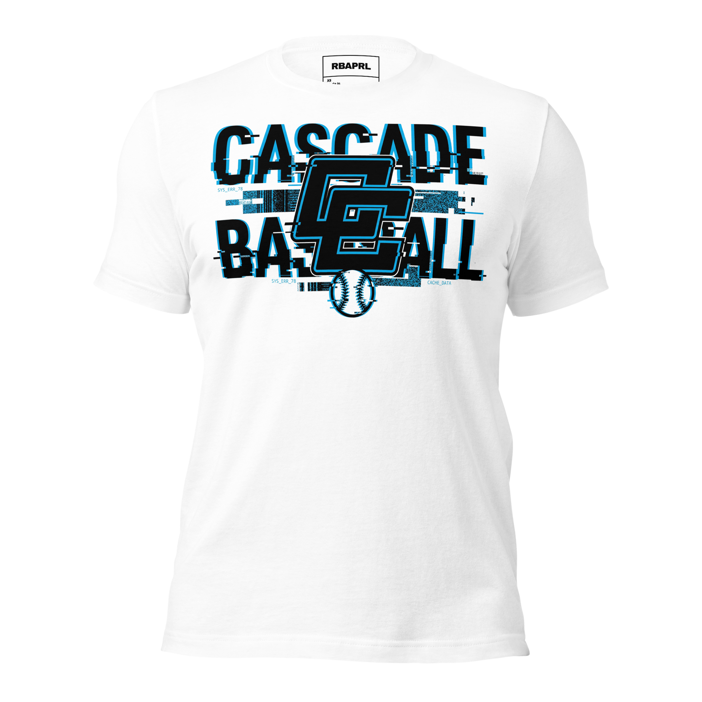 Cascade Cadets Baseball T-Shirt in White – Indiana Spirit Wear by Hometown Gameday Co.