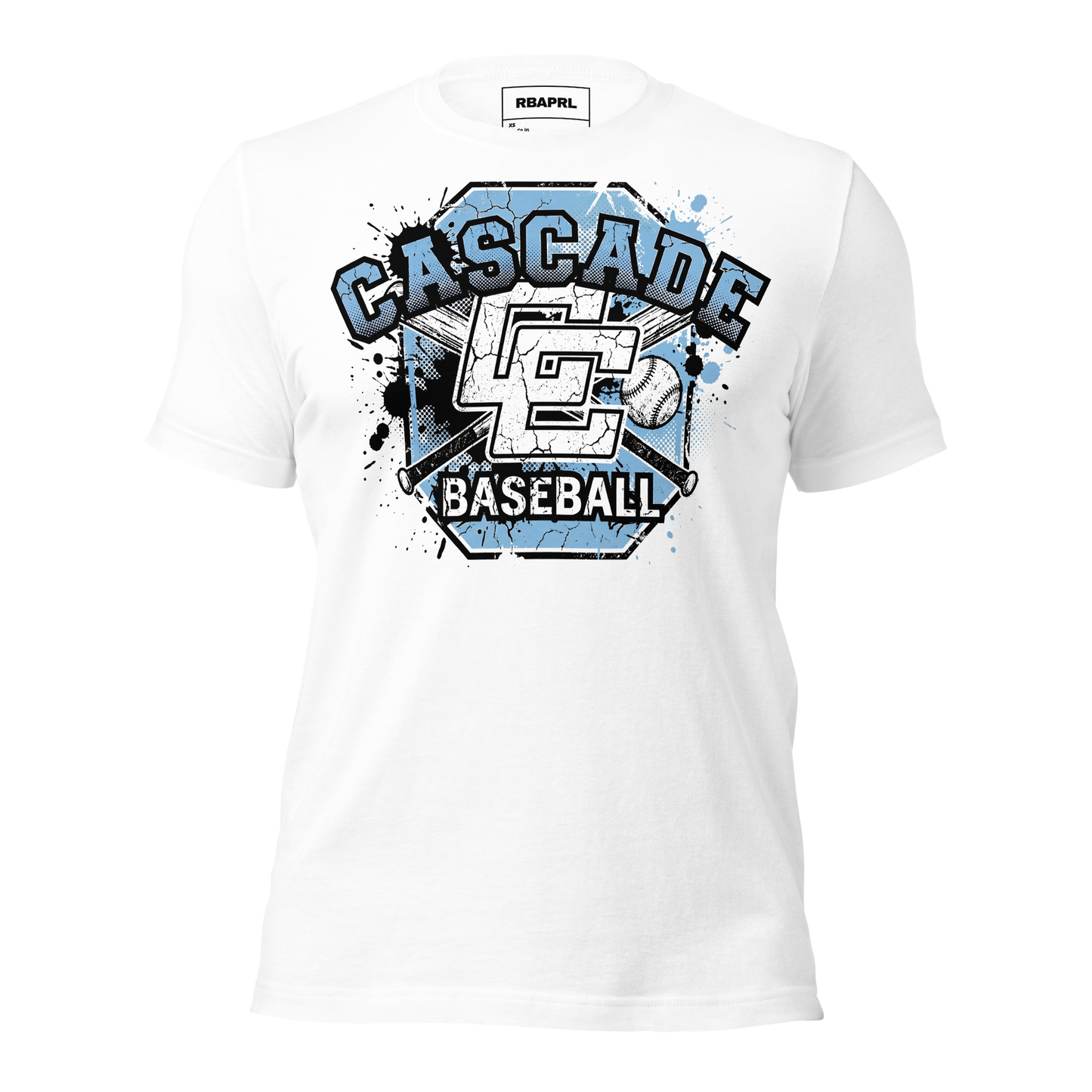 Cascade Cadets Baseball T-Shirt in White – Indiana Spirit Wear by Hometown Gameday Co.
