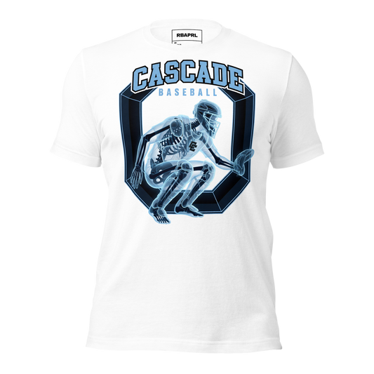Cascade Cadets Baseball T-Shirt in White – Indiana Spirit Wear by Hometown Gameday Co.