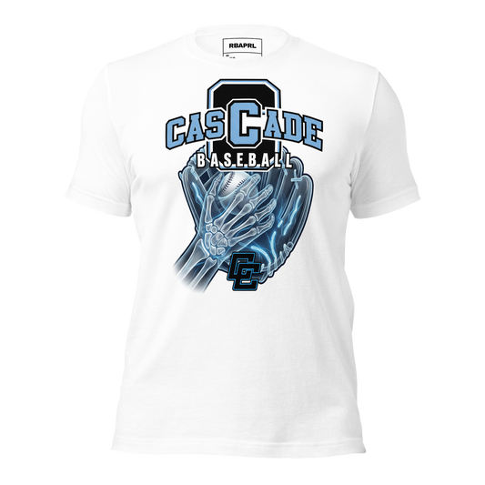 Cascade Cadets Baseball T-Shirt in White – Indiana Spirit Wear by Hometown Gameday Co.