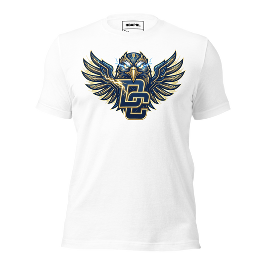 Decatur Central Hawks Football T-Shirt in White – Indiana Spirit Wear by Hometown Gameday Co.