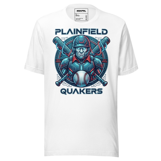 Plainfield Quakers Baseball T-Shirt in White – Indiana Spirit Wear by Hometown Gameday Co.