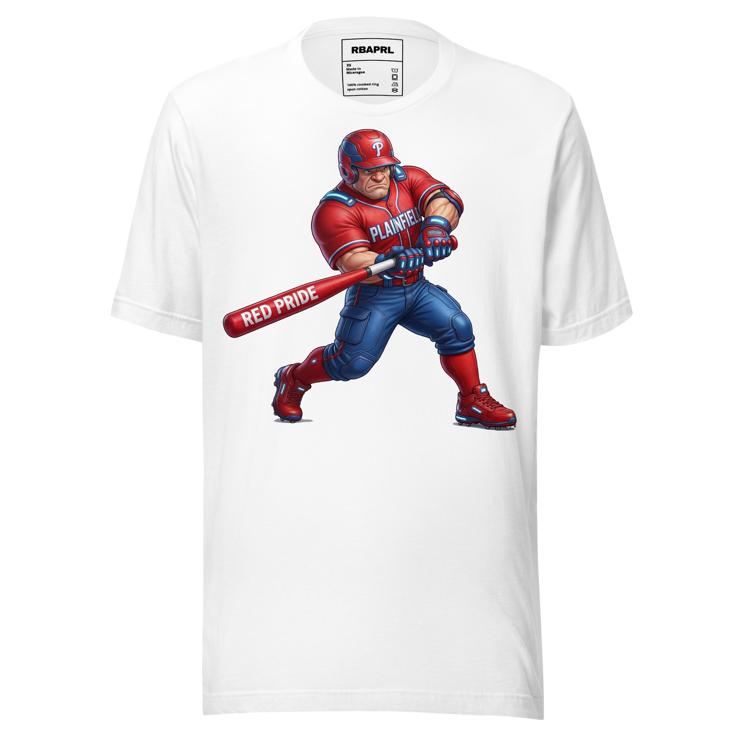 Plainfield Quakers Baseball T-Shirt in White – Indiana Spirit Wear by Hometown Gameday Co.