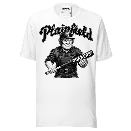 Plainfield Quakers Baseball T-Shirt in White – Indiana Spirit Wear by Hometown Gameday Co.