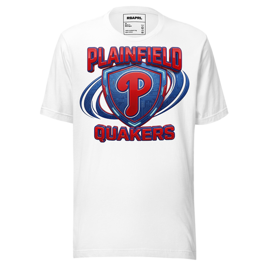Plainfield Quakers Baseball T-Shirt in White – Indiana Spirit Wear by Hometown Gameday Co.