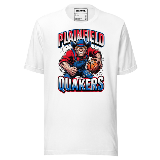 Plainfield Quakers Basketball T-Shirt in White – Indiana Spirit Wear by Hometown Gameday Co.
