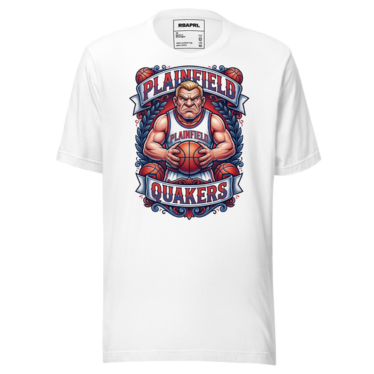Plainfield Quakers Basketball T-Shirt in White – Indiana Spirit Wear by Hometown Gameday Co.