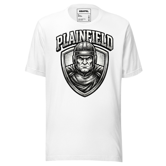 Plainfield Quakers Football T-Shirt in White – Indiana Spirit Wear by Hometown Gameday Co.