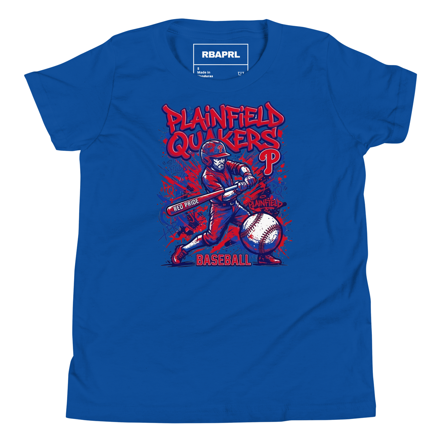 Plainfield Quakers Baseball Youth T-Shirt in True Royal – Indiana Spirit Wear by Hometown Gameday Co.